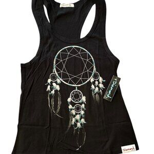 NWT Diamond Supply Co. Women’s Dream catcher Black Tank Top Size XS
